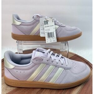 Adidas Breaknet Sleek Lavender Womens Sz 9 Iridescent Gum Sole Sneakers IH1379
